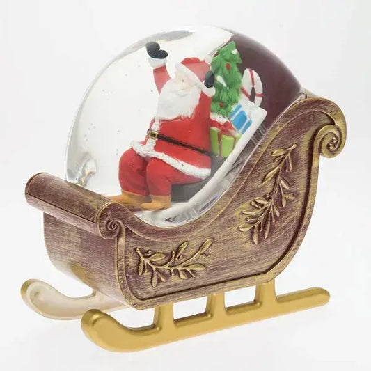Slitta babbo natale glitter led Ornamenti natalizi LOTTI   