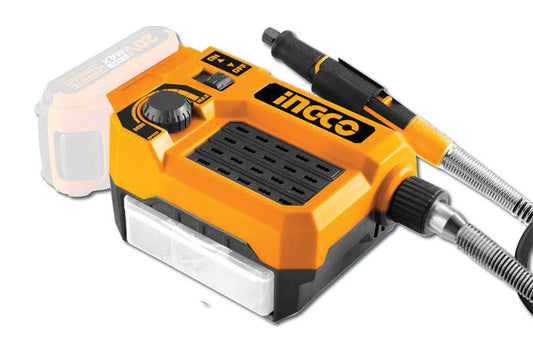 Smerigliatrice a stelo 20V con controllo della velocità variabile e accessori Smerigliatrici INGCO   
