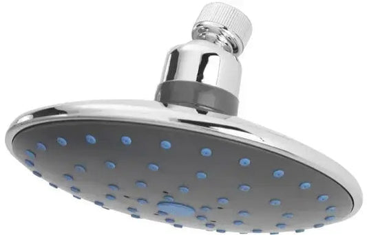 Soffione doccia tondo ABS cromo Ø16 cm con ugelli anticalcare, ideale per arredo bagno moderno Hobby Shop Solution