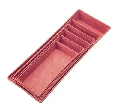 Sottovaso rettangolare cotto diverse misure Fioriere BAMA   