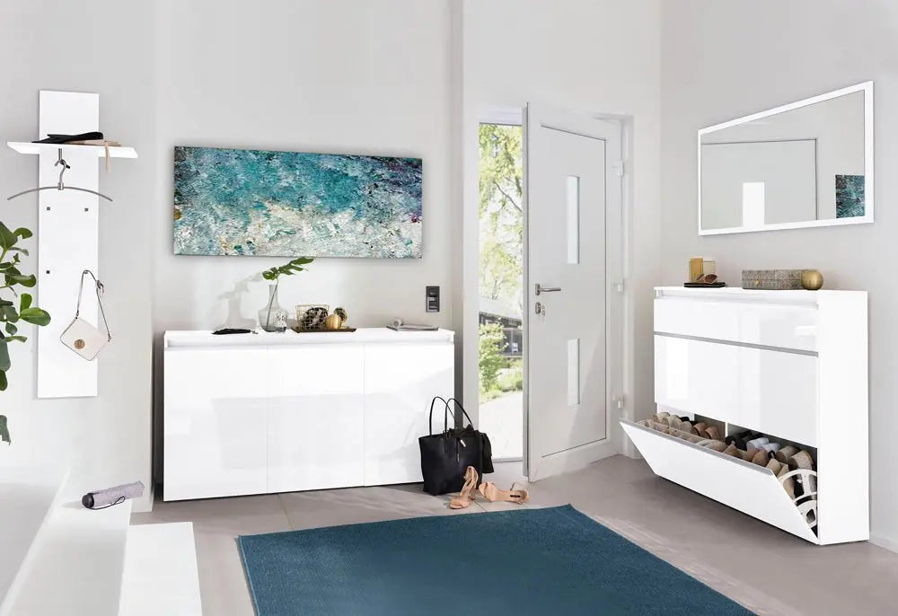 Specchiera moderna CORO Bianco Lucido Vetrine Italy Web forniture   