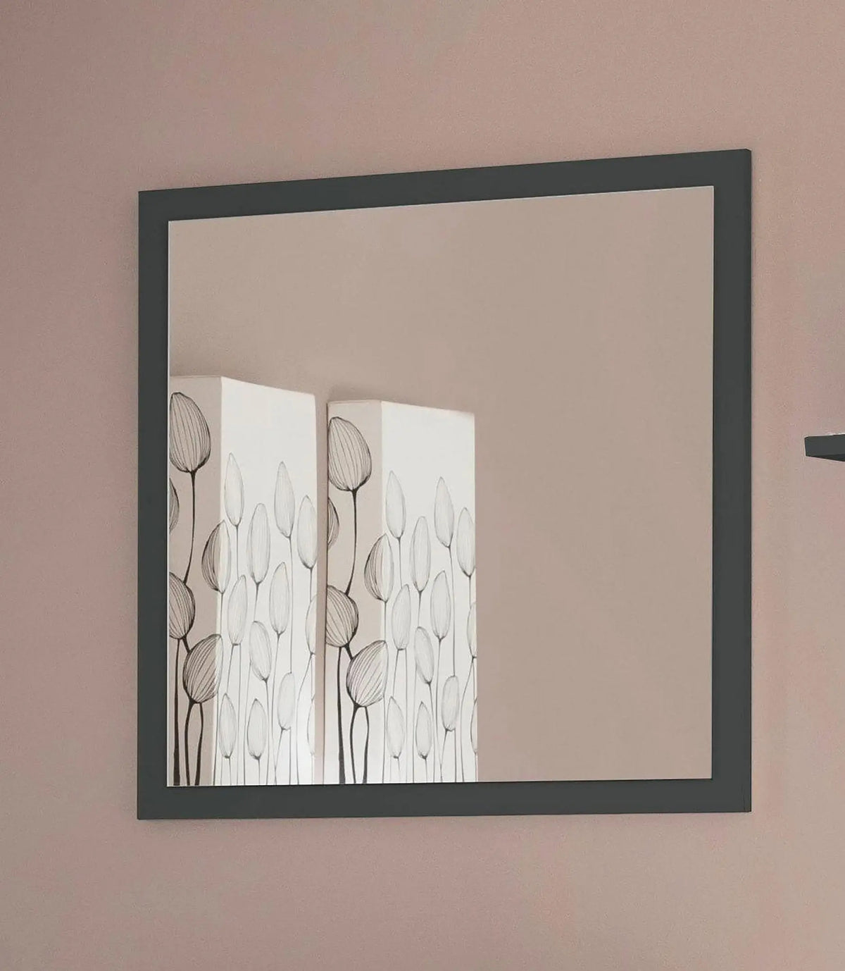 Specchiera Moderna Antracite Laccata "MAGIC" Vetrine Italy Web forniture   