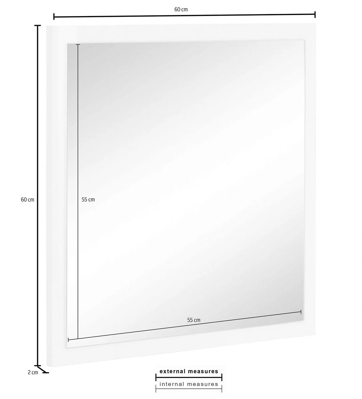 Specchiera Moderna Antracite Laccata "MAGIC" Vetrine Italy Web forniture   