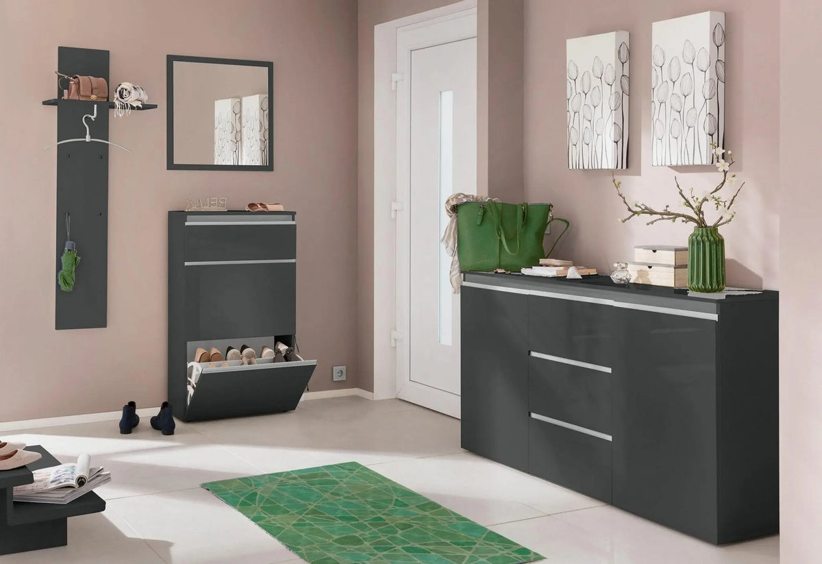 Specchiera Moderna Antracite Laccata "MAGIC" Vetrine Italy Web forniture   