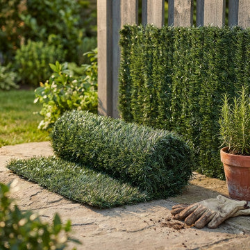 Siepe sintetica pino polipropilene 300 x 100 cm altezza