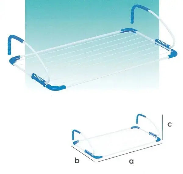 Stendi balcone brezza cm.185x56x30 Stendibiancheria GIMI-VILEDA   
