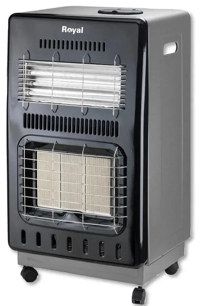 Stufa a gas ventilata elettrica grigia Stufe a Gas DCG   