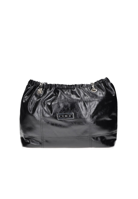 Shopping CULT Ecopelle Chiusura a Cerniera Logo Frontale 38x27x13 Cm Leggera e Pratica