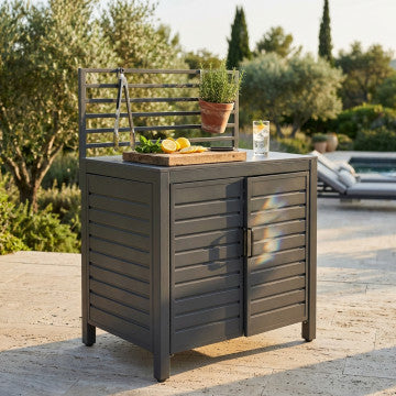Modulo con armadietto per cucina struttura alluminio verniciato 90x62x125
