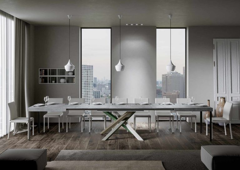 Tavolo allungabile Volantis P.90 - Capacità fino a 18 persone