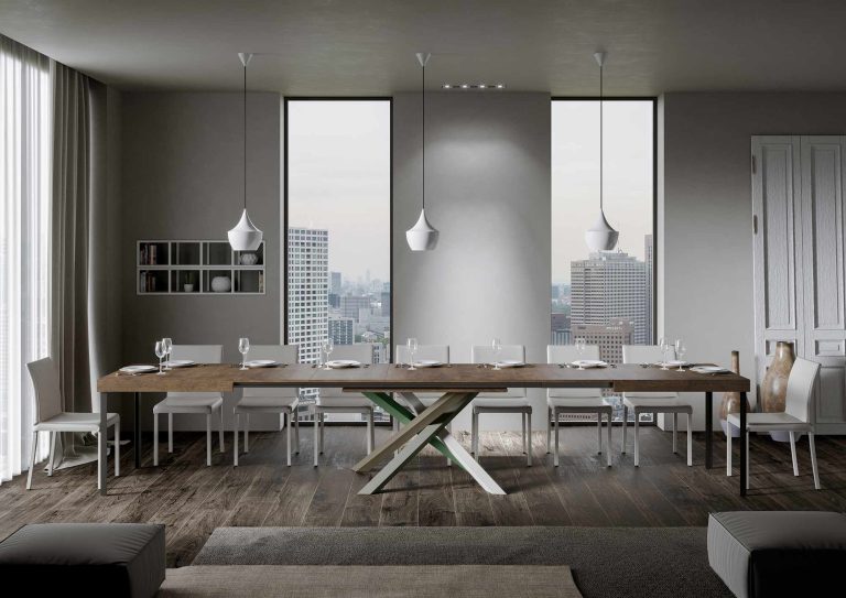 Tavolo allungabile Volantis P.90 - Capacità fino a 18 persone