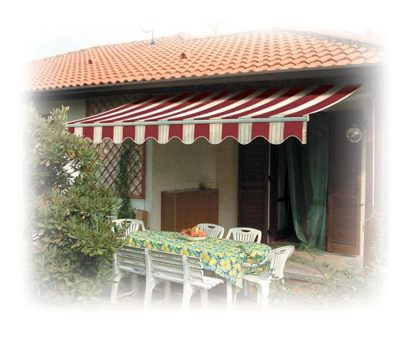 Tenda da sole a bracci 300x200 cm – Barra quadra, beige
