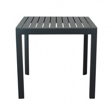 Tavolo in alluminio verniciato, struttura 80x80 cm, altezza 89,5 cm