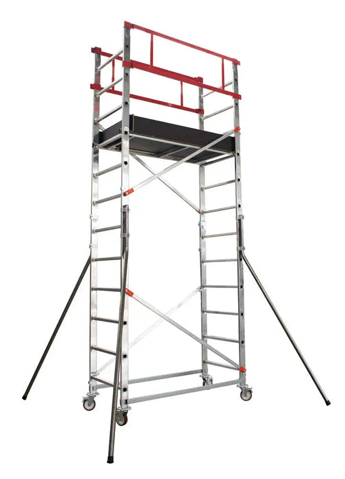 Torre Mobile Professionale in Alluminio 1,3MT – Altezza Operativa 3,30 m