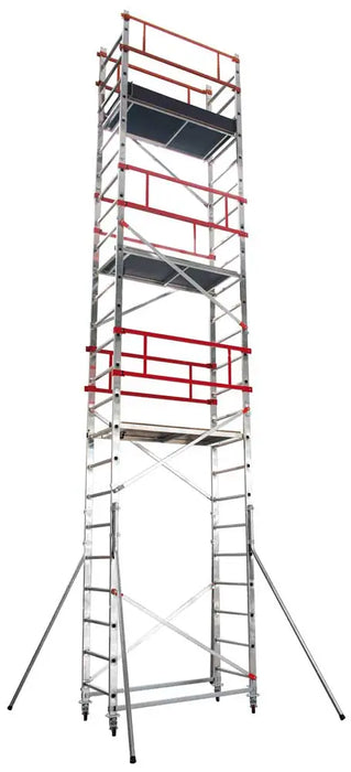 Torre Mobile Professionale in Alluminio 1,3MT – Altezza Operativa 3,30 m