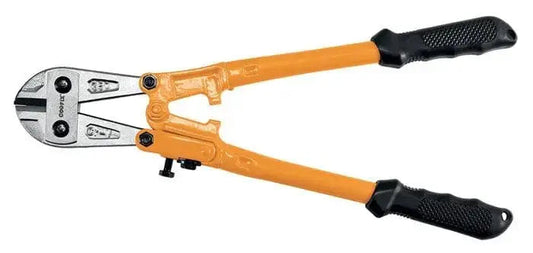 Tagliabulloni CRV da 300mm con lama in cromo vanadio e corpo in acciaio al carbonio, manici ergonomici arancioni antiscivolo