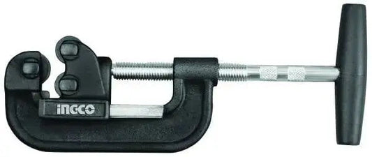 Tagliatubi per rame-alluminio-acciaio Ingco con struttura robusta e manico ergonomico, ideale per tubi da 10 a 42mm. Utensile professionale per idraulica.