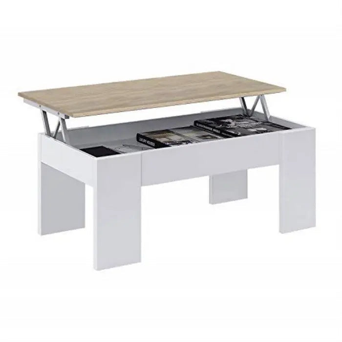 Tavolinetto sogggiorno 100x50x45h canadian bianco Tavolini da salotto FORES   