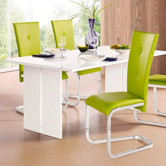 Tavolo moderno in design BOLOGNA - Colore bianco lucido Tavoli Italy Web forniture   
