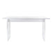 Tavolo moderno in design BOLOGNA - Colore bianco lucido Tavoli Italy Web forniture   