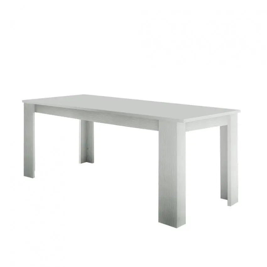 Tavolo Allungabile JESI 140 dal Design Moderno in Larice Bianco Tavoli Italy Web forniture   
