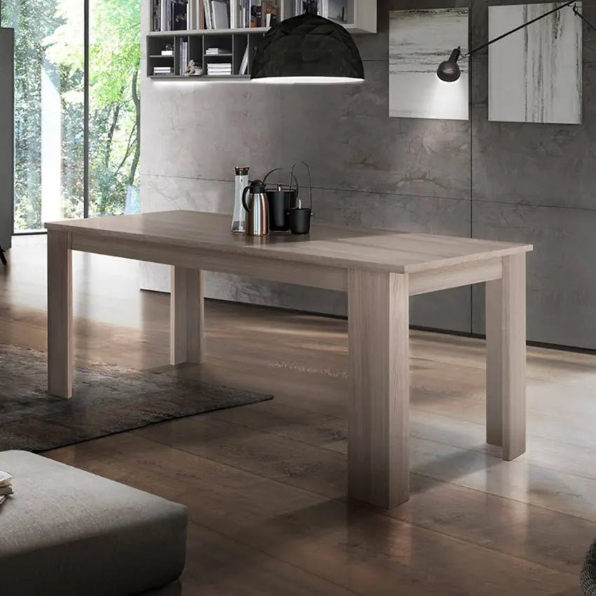 Tavolo Allungabile JESI 140 dal Design Moderno in Olmo Perla Tavoli Italy Web forniture   