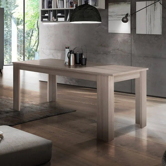 Tavolo Allungabile JESI 140 dal Design Moderno in Olmo Perla Tavoli Italy Web forniture   