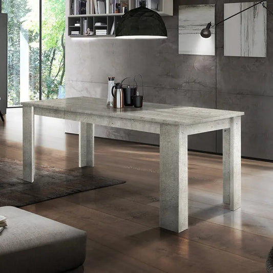 Tavolo allungabile JESI 160 con design moderno in cemento Tavoli Italy Web forniture   