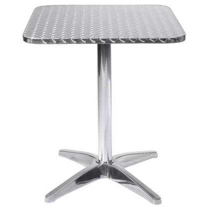 Tavolo a Colonna 60 x 60 Waterproof: Acciaio e Alluminio, cm 60x60x70 Tavoli da giardino Hobby Shop Solution   