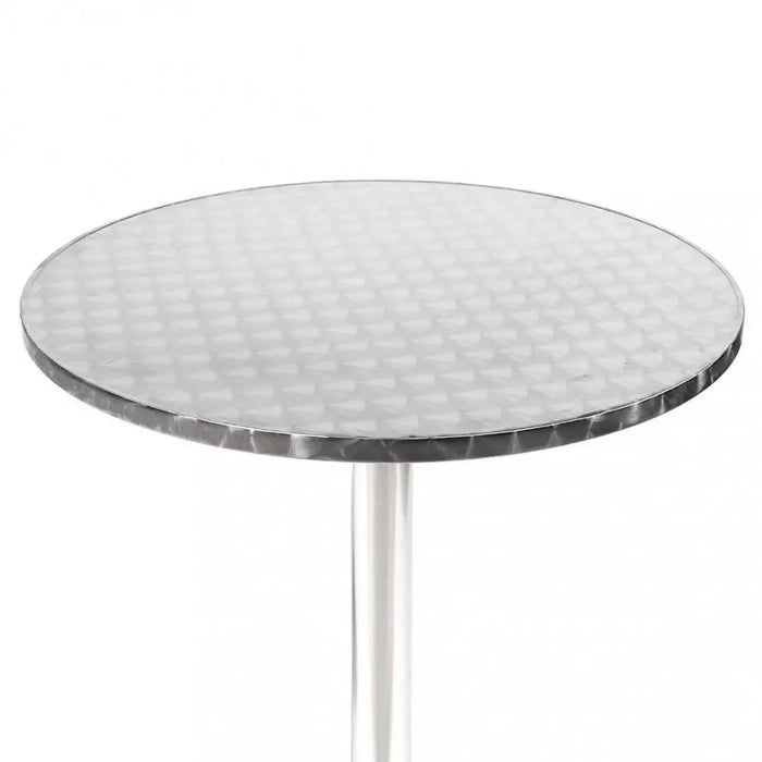 Tavolo a Colonna Ø 60 Waterproof: Acciaio e Alluminio, Ø cm 60x70 Tavoli da giardino Hobby Shop Solution   