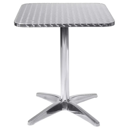 Tavolo a Colonna Waterproof: Acciaio e Alluminio, cm 60x60x70 Tavoli da giardino Hobby Shop Solution   