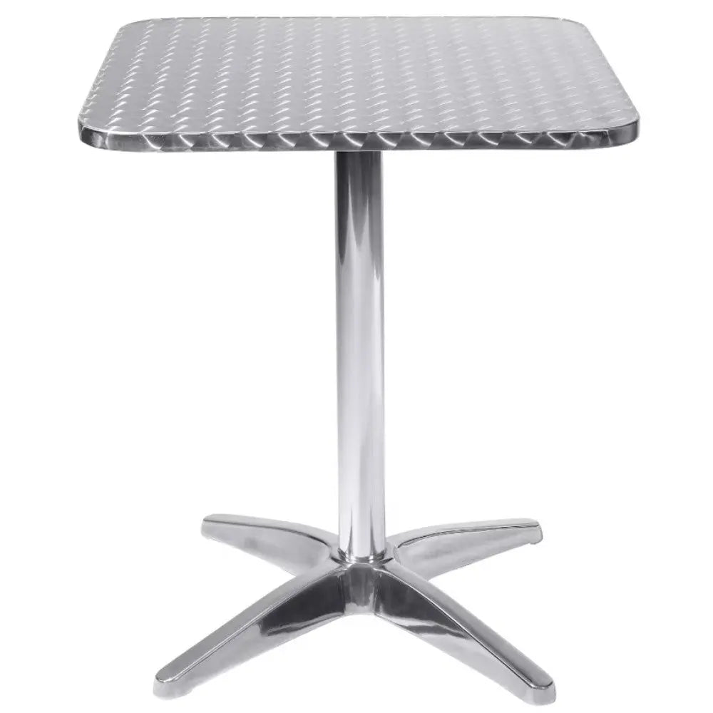 Tavolo a Colonna Waterproof: Acciaio e Alluminio, cm 60x60x70 Tavoli da giardino Hobby Shop Solution   