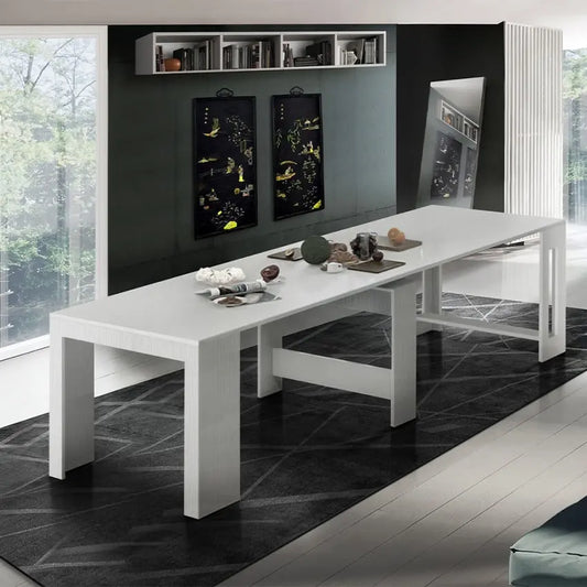 Tavolo Allungabile Consolle Pratika 300 Larice Bianco Tavoli Italy Web forniture   