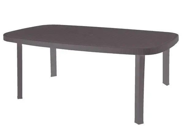 Tavolo in plastica ulisse 180x85 tre colori Tavoli da giardino DIMAPLAST ANTRACITE  