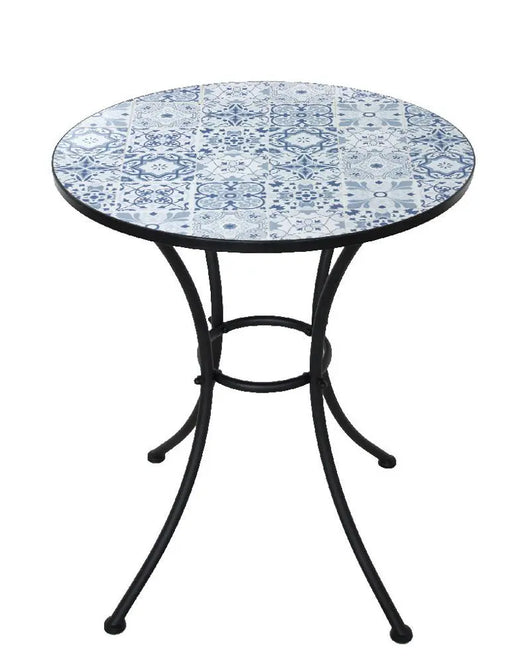 Tavolo mosaico tondo D.60 Azulejos Tavoli da giardino Hobby Shop Solution   