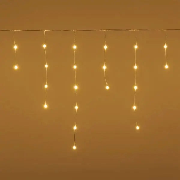 Tenda 100 sfere led 4m+375xh60 Ornamenti natalizi LOTTI Bianco caldo  