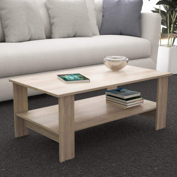 Tavolino Salotto Match Rovere Chiaro 100x55x41h cm