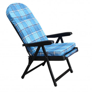 Sdraio carrello in acciaio e tessuto, dimensioni standard, peso 14,8 kg
