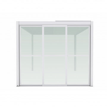 Laterale in policarbonato per pergola bioclimatica 270x238 cm bianco