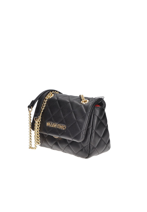 Valentino Bags Ocarina Borsa A Tracolla In Ecopelle Con Chiusura A Patta E Logo Frontale Esclusiva 18x14x8 cm