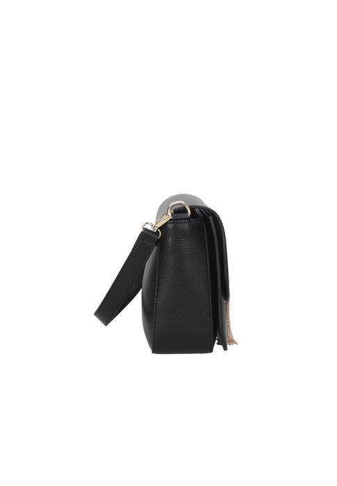 Borsa A Spalla Divina In Ecopelle Valentino Bags VBS1R404G25 Chiusura Patta Con Logo Metallico Tracolla Removibile