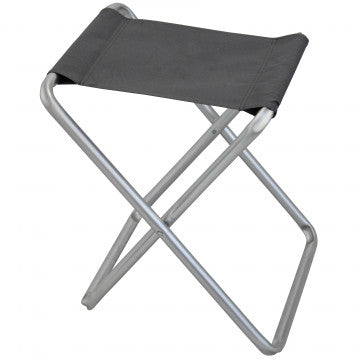 Sgabello in alluminio con seduta in textilene, portata 85 kg