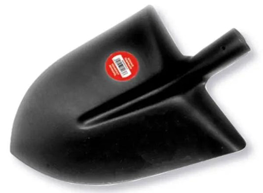 Badile con punta in acciaio temprato nero, resistente e senza manico. Ideale per giardinaggio e lavori pesanti, peso circa 0,9kg.