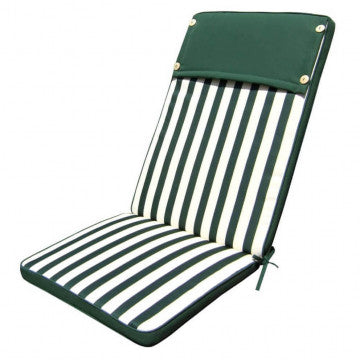 Cuscino poliestere sfoderabile idrorepellente 115x46 cm spessore 4