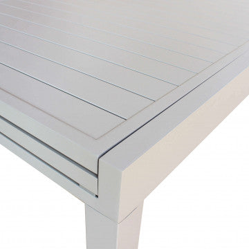 Tavolo Hawaii 135/270 x 90 in Alluminio