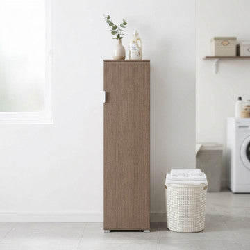 Portascope in truciolare bilaminato, rovere grigio, 40x33x151 cm