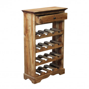 Cantinetta in legno di mogano, dimensioni 55x23x85 cm, colore marrone