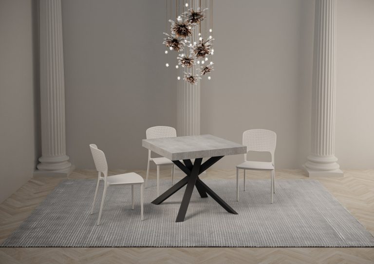 Itamoby Tavolo Allungabile Clerk 90 cm con Estensione Fino a 194 cm