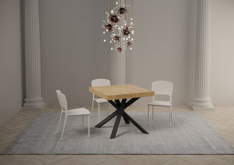 Itamoby Tavolo Allungabile Clerk 90 cm con Estensione Fino a 194 cm