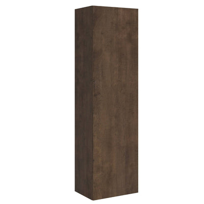 Pensile Colonna L.60 H.210,3 P.39,2 sx-dx in finitura Noce, stile essenziale ideale per spazi moderni come corridoi o camere da letto.
